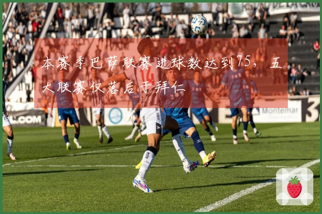 本赛季巴萨联赛进球数达到75，五大联赛仅落后于拜仁